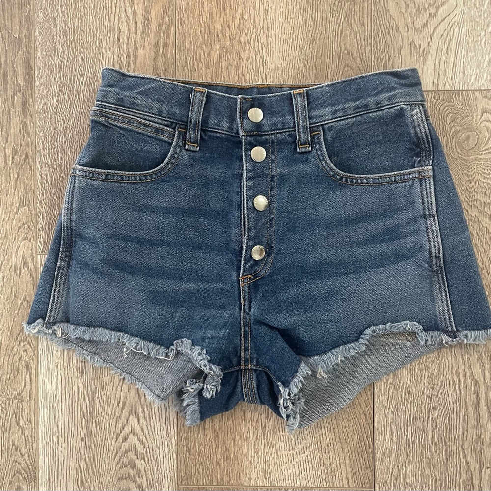 RAG & BONE ‘Lou’ Button Fly Shorts